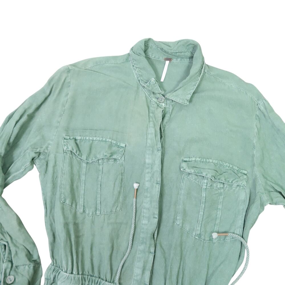 Young Fabulous & Broke Lakeside Romper Green Small - Picture 3 of 6